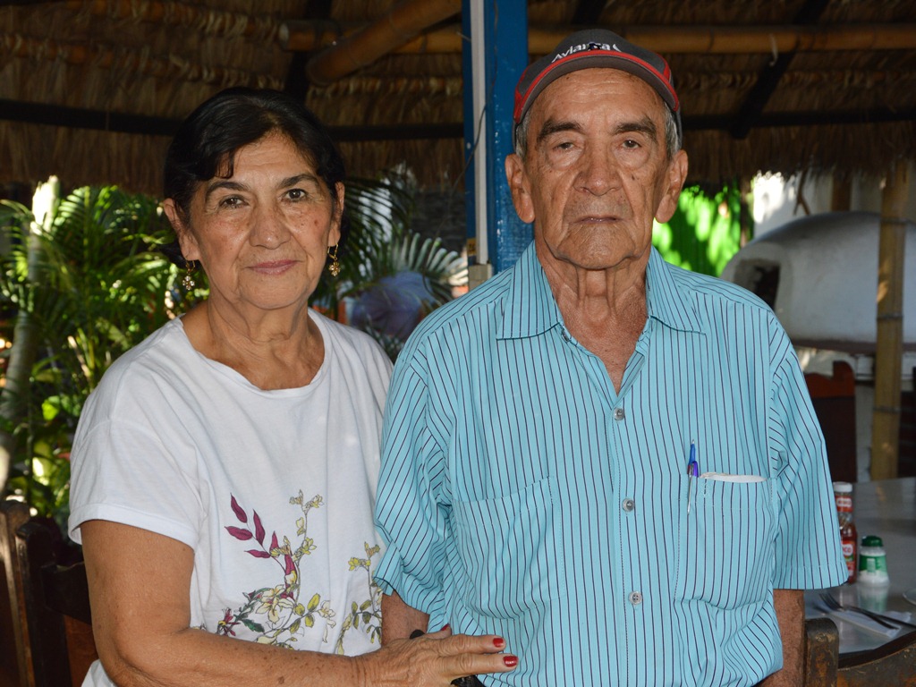 Luis Ernesto Pascuas y su esposa Inés Tamayo.